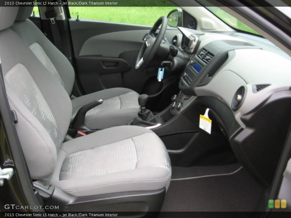 Jet Black/Dark Titanium Interior Photo for the 2013 Chevrolet Sonic LS Hatch #81185532
