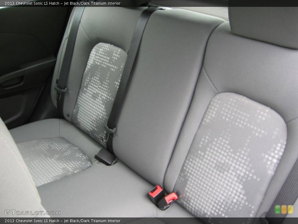 Jet Black/Dark Titanium Interior Rear Seat for the 2013 Chevrolet Sonic LS Hatch #81185577