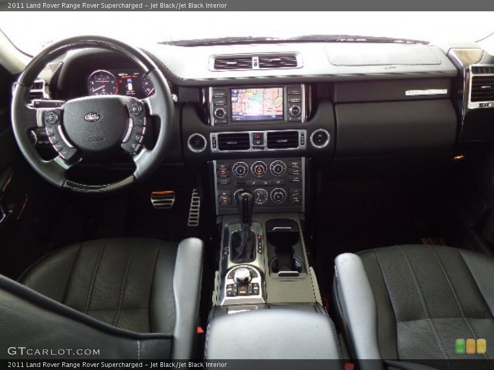 Jet Black/Jet Black Interior Dashboard for the 2011 Land Rover Range Rover Supercharged #81186299