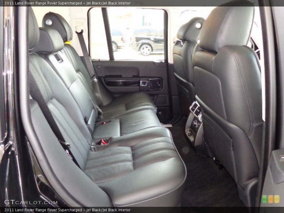 Jet Black/Jet Black Interior Rear Seat for the 2011 Land Rover Range Rover Supercharged #81186613
