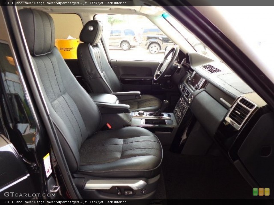 Jet Black/Jet Black Interior Front Seat for the 2011 Land Rover Range Rover Supercharged #81186632