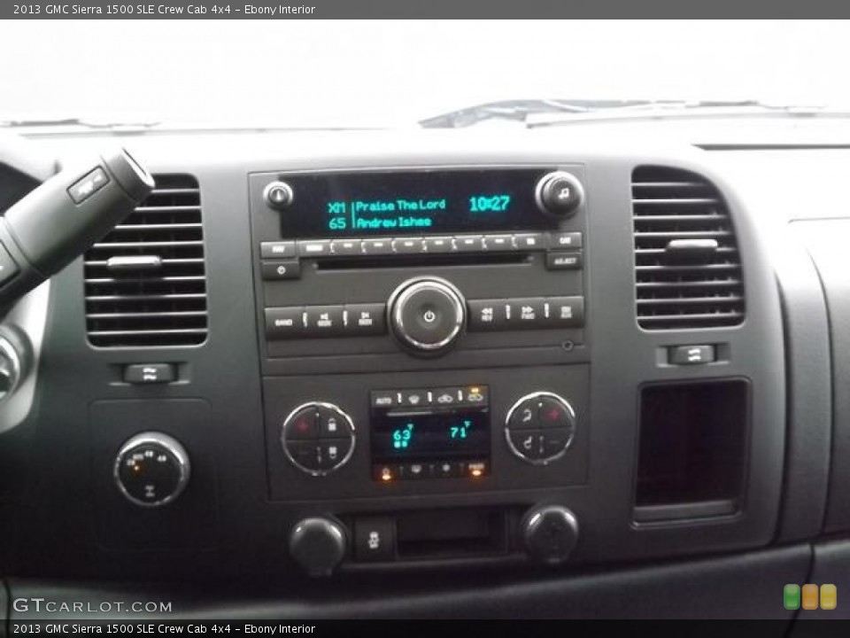 Ebony Interior Controls for the 2013 GMC Sierra 1500 SLE Crew Cab 4x4 #81186873