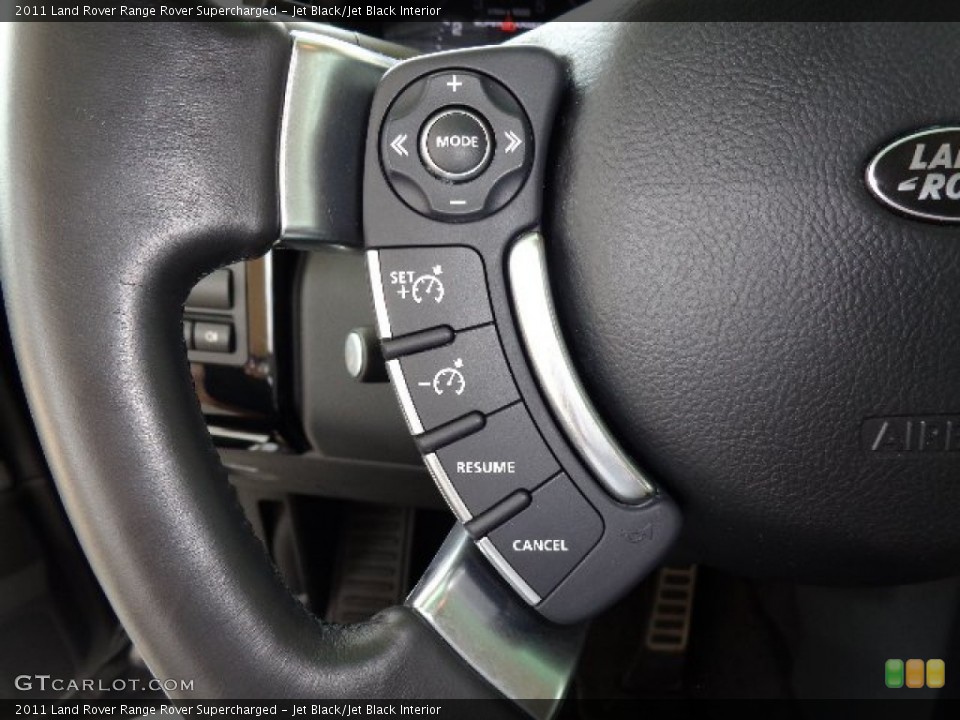 Jet Black/Jet Black Interior Controls for the 2011 Land Rover Range Rover Supercharged #81186957