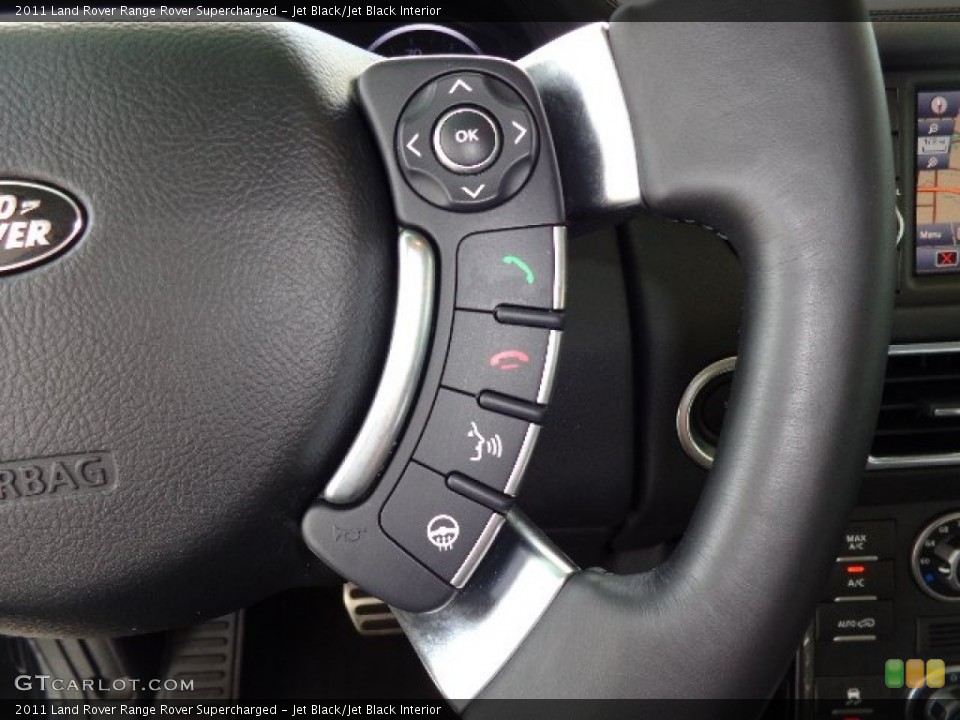 Jet Black/Jet Black Interior Controls for the 2011 Land Rover Range Rover Supercharged #81186980