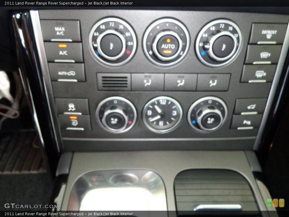 Jet Black/Jet Black Interior Controls for the 2011 Land Rover Range Rover Supercharged #81187077