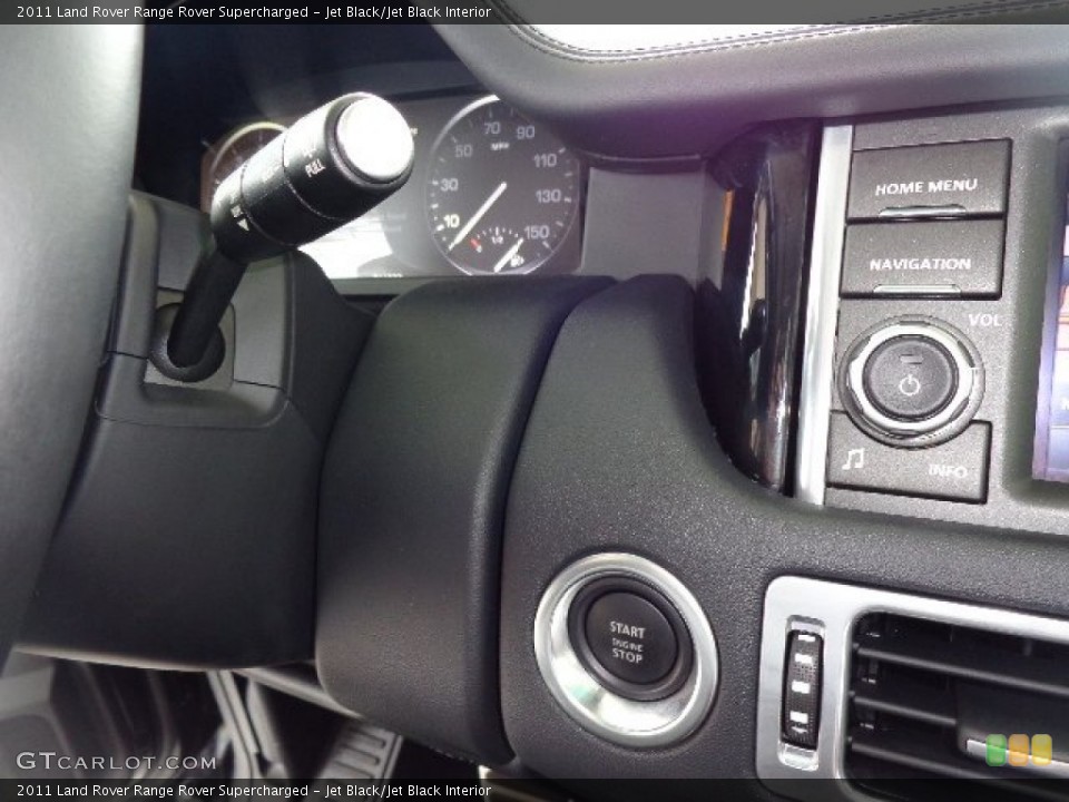 Jet Black/Jet Black Interior Controls for the 2011 Land Rover Range Rover Supercharged #81187095