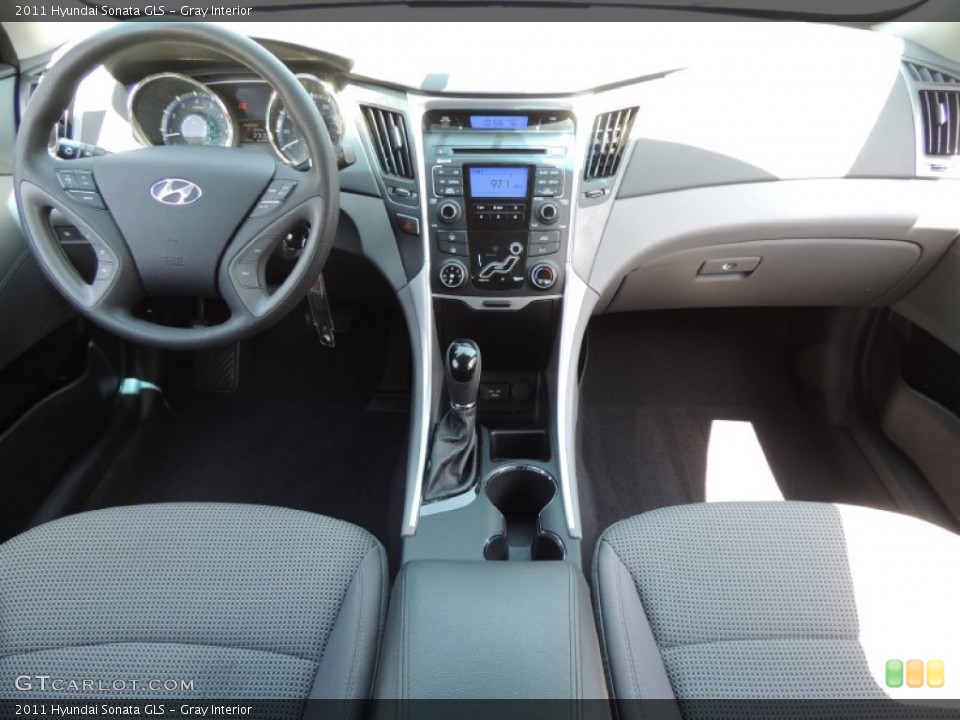 Gray Interior Dashboard for the 2011 Hyundai Sonata GLS #81187335