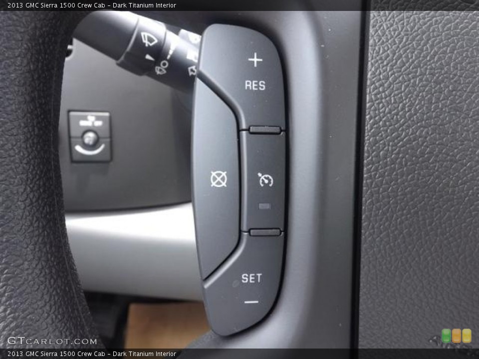 Dark Titanium Interior Controls for the 2013 GMC Sierra 1500 Crew Cab #81187566