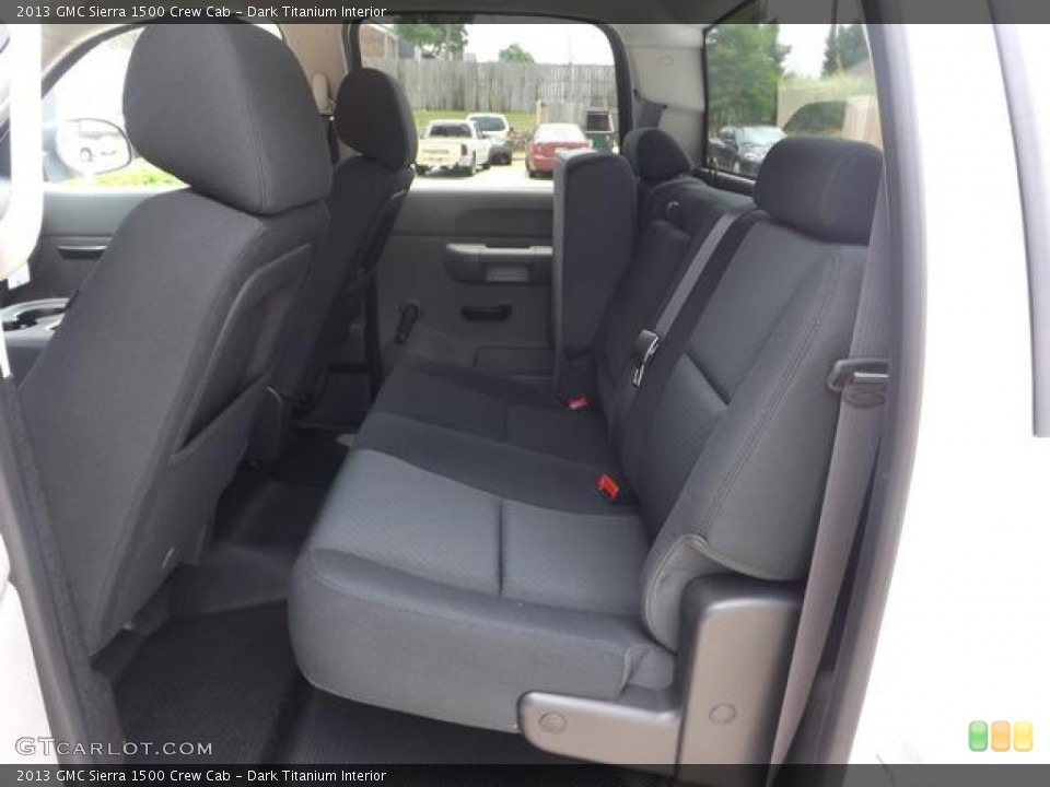 Dark Titanium Interior Rear Seat for the 2013 GMC Sierra 1500 Crew Cab #81187623