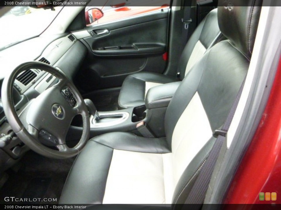 Ebony Black Interior Photo for the 2008 Chevrolet Impala LT #81188436