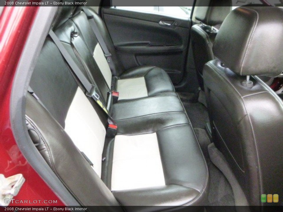 Ebony Black Interior Rear Seat for the 2008 Chevrolet Impala LT #81188460