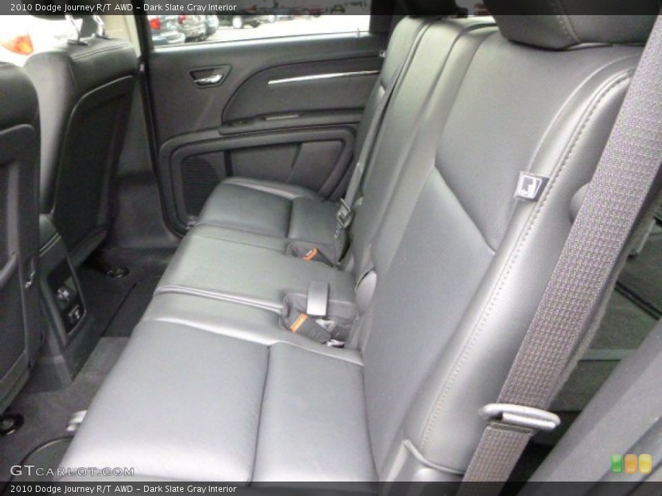 Dark Slate Gray Interior Rear Seat for the 2010 Dodge Journey R/T AWD #81188764