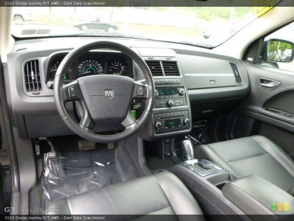 Dark Slate Gray 2010 Dodge Journey Interiors