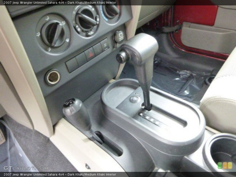 Dark Khaki/Medium Khaki Interior Transmission for the 2007 Jeep Wrangler Unlimited Sahara 4x4 #81189314