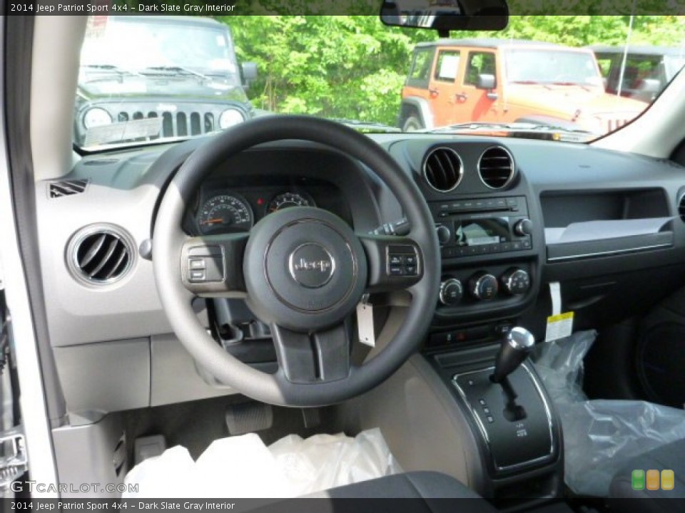 Dark Slate Gray Interior Dashboard for the 2014 Jeep Patriot Sport 4x4 #81190095