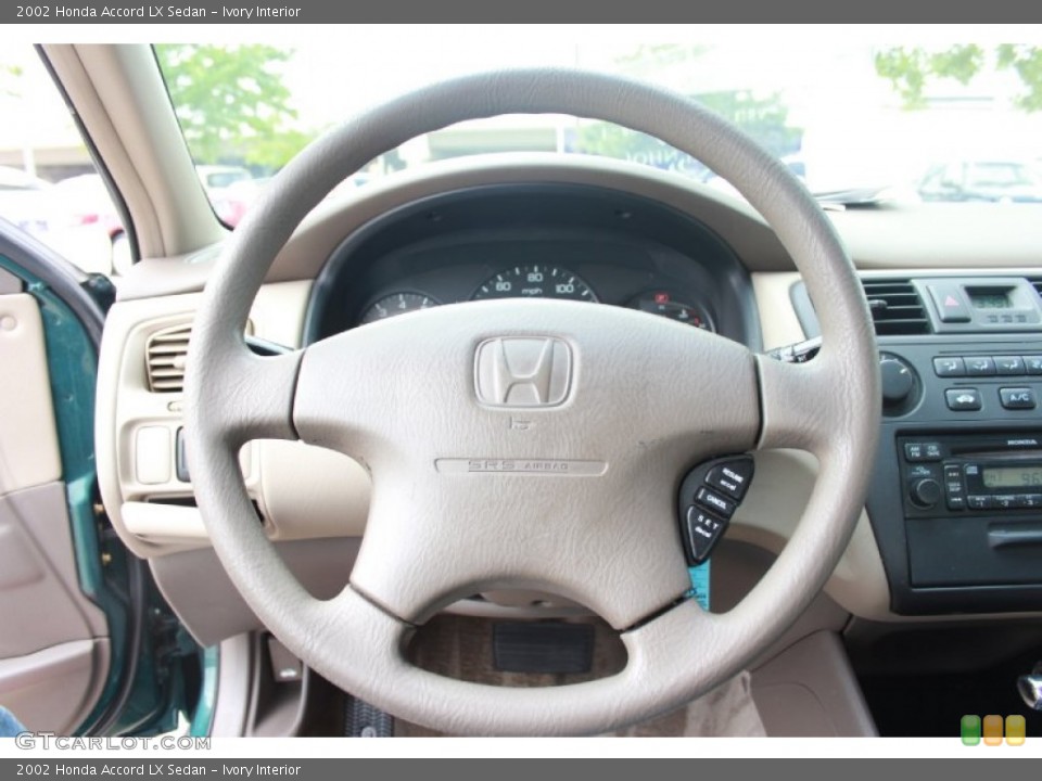 Ivory Interior Steering Wheel for the 2002 Honda Accord LX Sedan #81191037