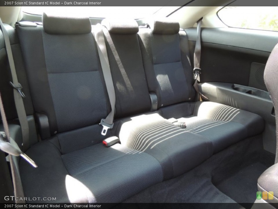 Dark Charcoal Interior Rear Seat for the 2007 Scion tC  #81191941