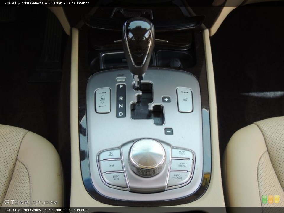 Beige Interior Transmission for the 2009 Hyundai Genesis 4.6 Sedan #81192495