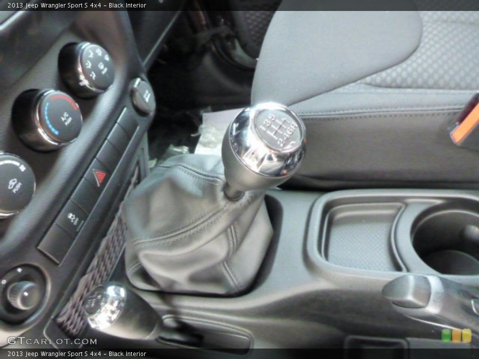 Black Interior Transmission for the 2013 Jeep Wrangler Sport S 4x4 #81192723