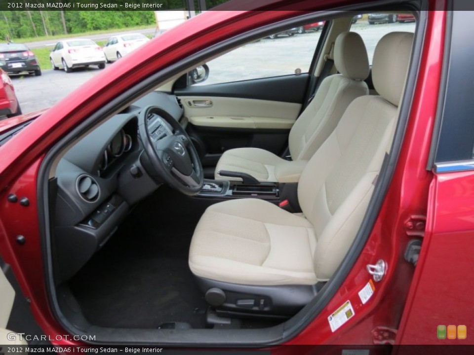 Beige Interior Photo for the 2012 Mazda MAZDA6 i Touring Sedan #81193464