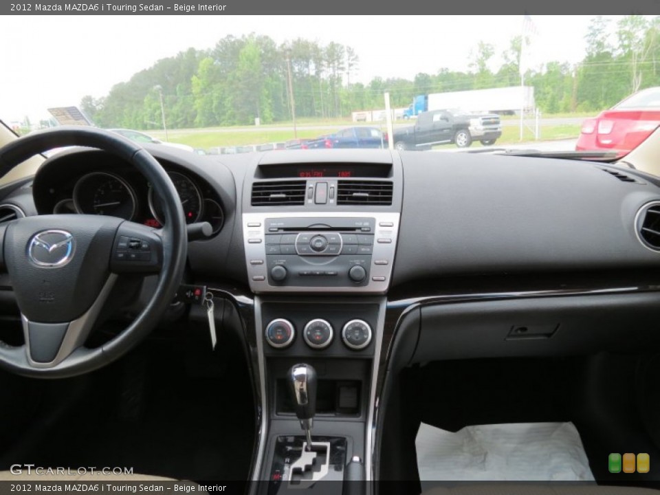 Beige Interior Dashboard for the 2012 Mazda MAZDA6 i Touring Sedan #81193584
