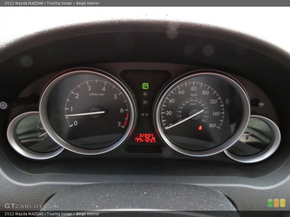 Beige Interior Gauges for the 2012 Mazda MAZDA6 i Touring Sedan #81193653