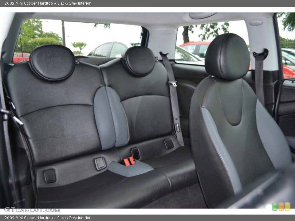 Black/Grey Interior Rear Seat for the 2009 Mini Cooper Hardtop #81195627