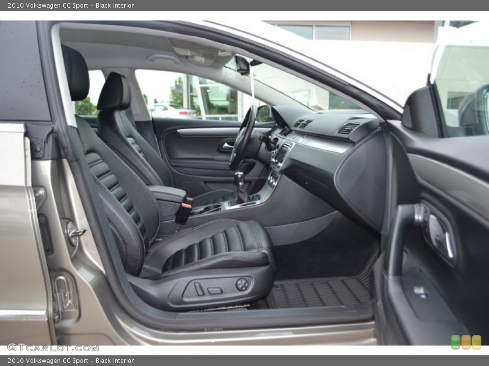 Black Interior Front Seat for the 2010 Volkswagen CC Sport #81196118