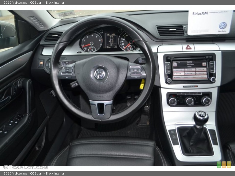 Black Interior Dashboard for the 2010 Volkswagen CC Sport #81196224