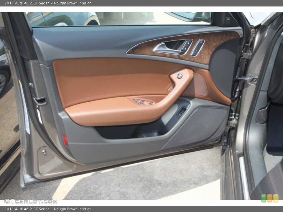 Nougat Brown Interior Door Panel for the 2013 Audi A6 2.0T Sedan #81196403