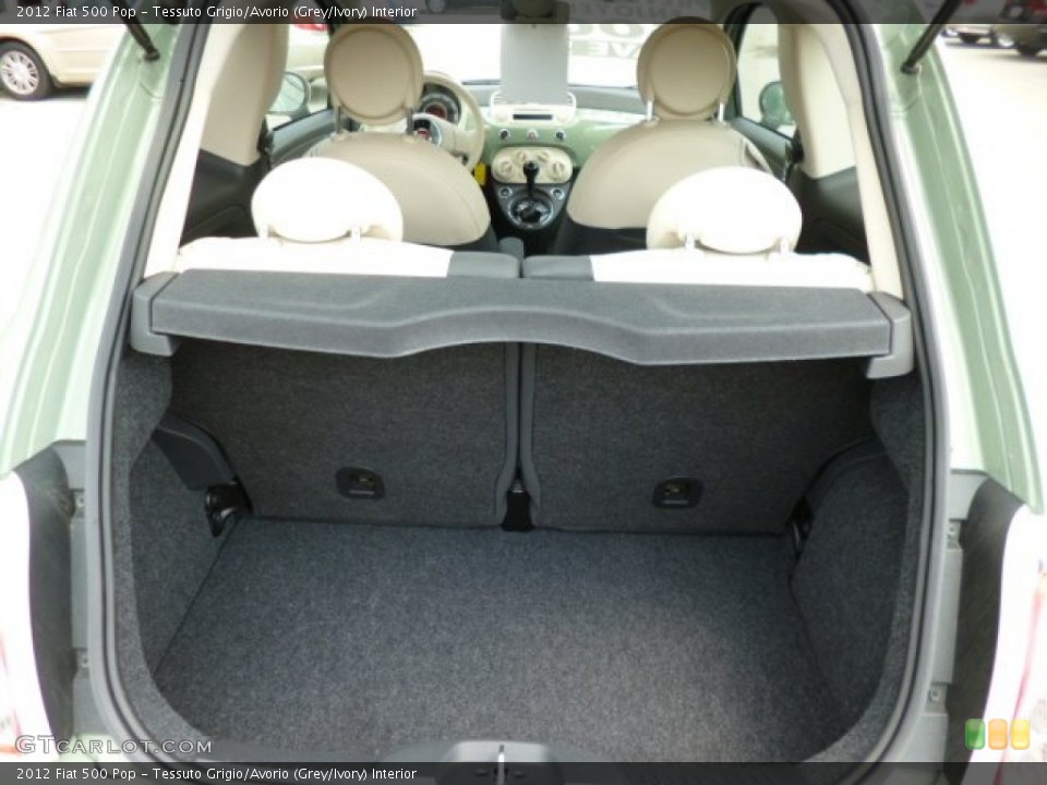 Tessuto Grigio/Avorio (Grey/Ivory) Interior Trunk for the 2012 Fiat 500 Pop #81197529