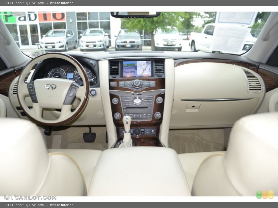Wheat Interior Dashboard for the 2011 Infiniti QX 56 4WD #81197693