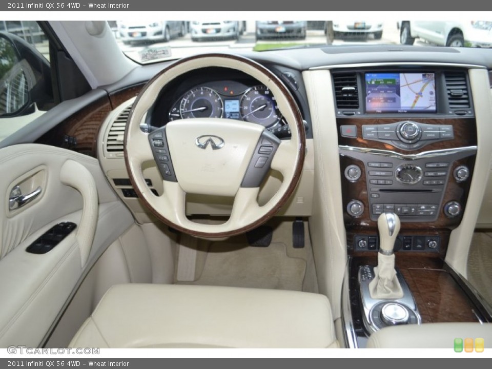Wheat Interior Dashboard for the 2011 Infiniti QX 56 4WD #81197710