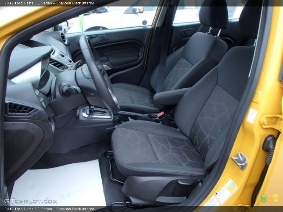 Charcoal Black Interior Photo for the 2012 Ford Fiesta SEL Sedan #81198620