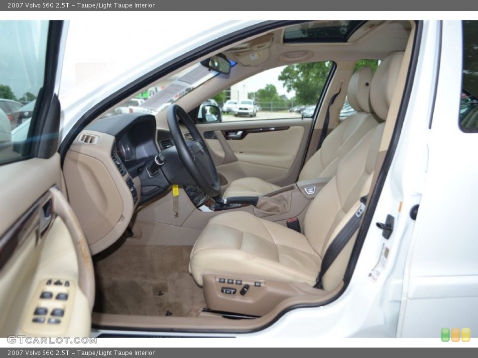 Taupe/Light Taupe Interior Photo for the 2007 Volvo S60 2.5T #81198756