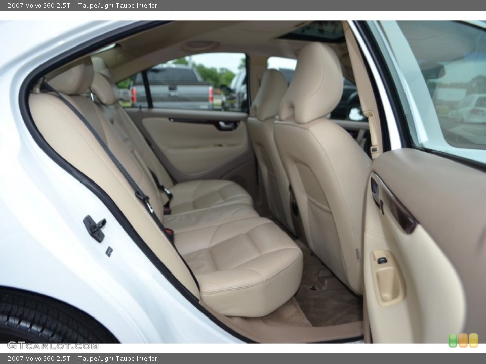Taupe/Light Taupe Interior Rear Seat for the 2007 Volvo S60 2.5T #81198791