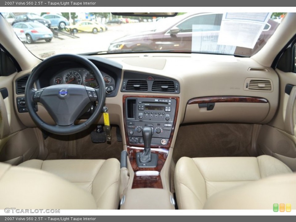 Taupe/Light Taupe Interior Dashboard for the 2007 Volvo S60 2.5T #81198852