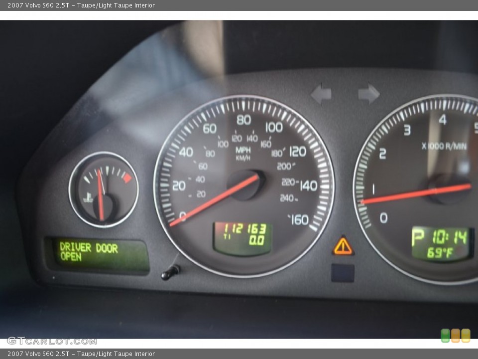 Taupe/Light Taupe Interior Gauges for the 2007 Volvo S60 2.5T #81199053