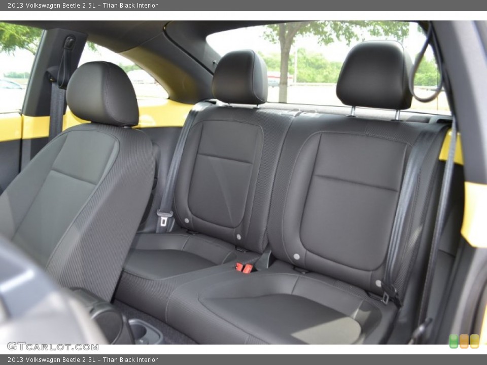 Titan Black Interior Rear Seat for the 2013 Volkswagen Beetle 2.5L #81199175