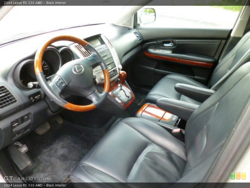 Black Interior Prime Interior for the 2004 Lexus RX 330 AWD #81199286