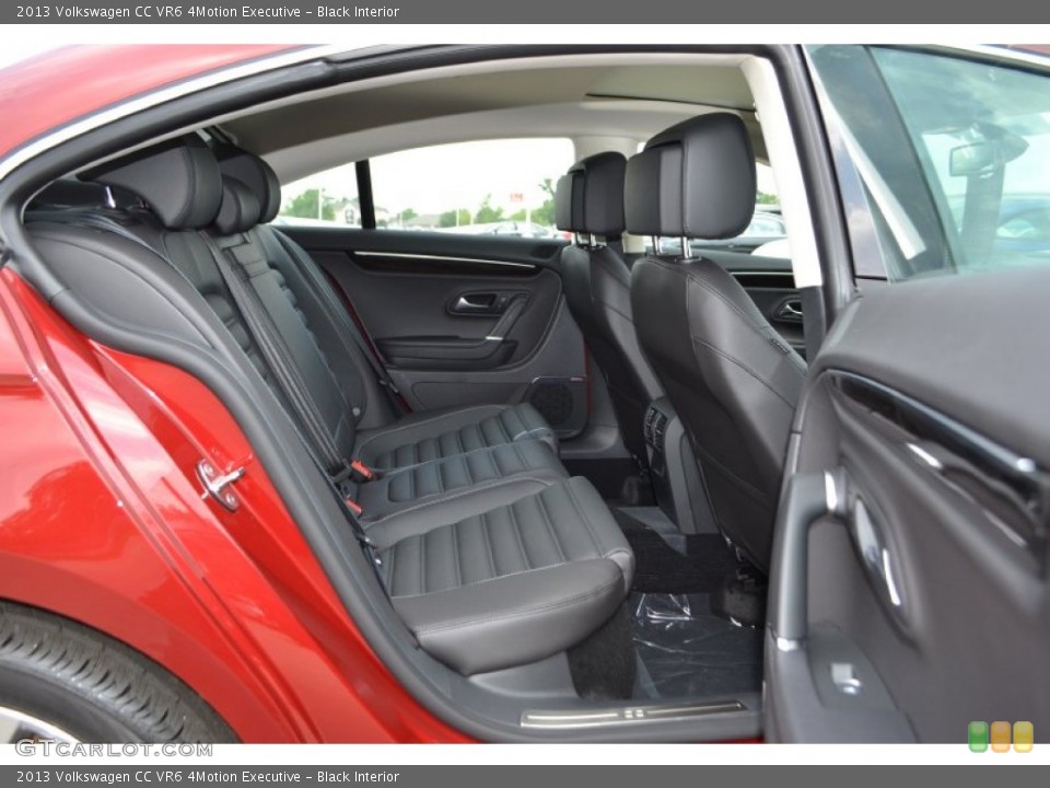 Black Interior Rear Seat for the 2013 Volkswagen CC VR6 4Motion Executive #81199303