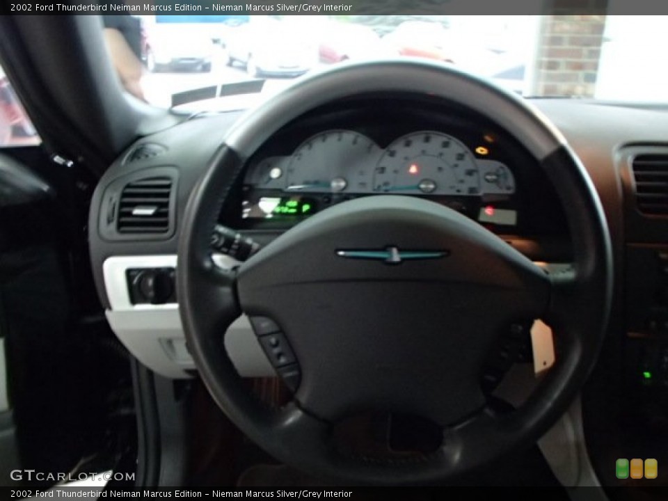 Nieman Marcus Silver/Grey Interior Steering Wheel for the 2002 Ford Thunderbird Neiman Marcus Edition #81199348