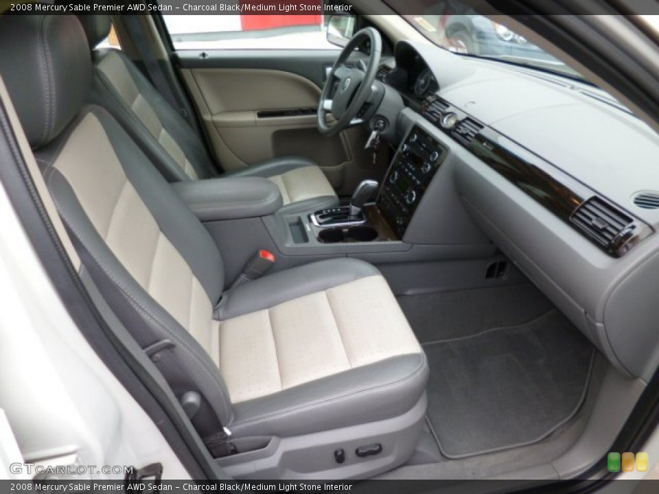 Charcoal Black/Medium Light Stone Interior Photo for the 2008 Mercury Sable Premier AWD Sedan #81199775