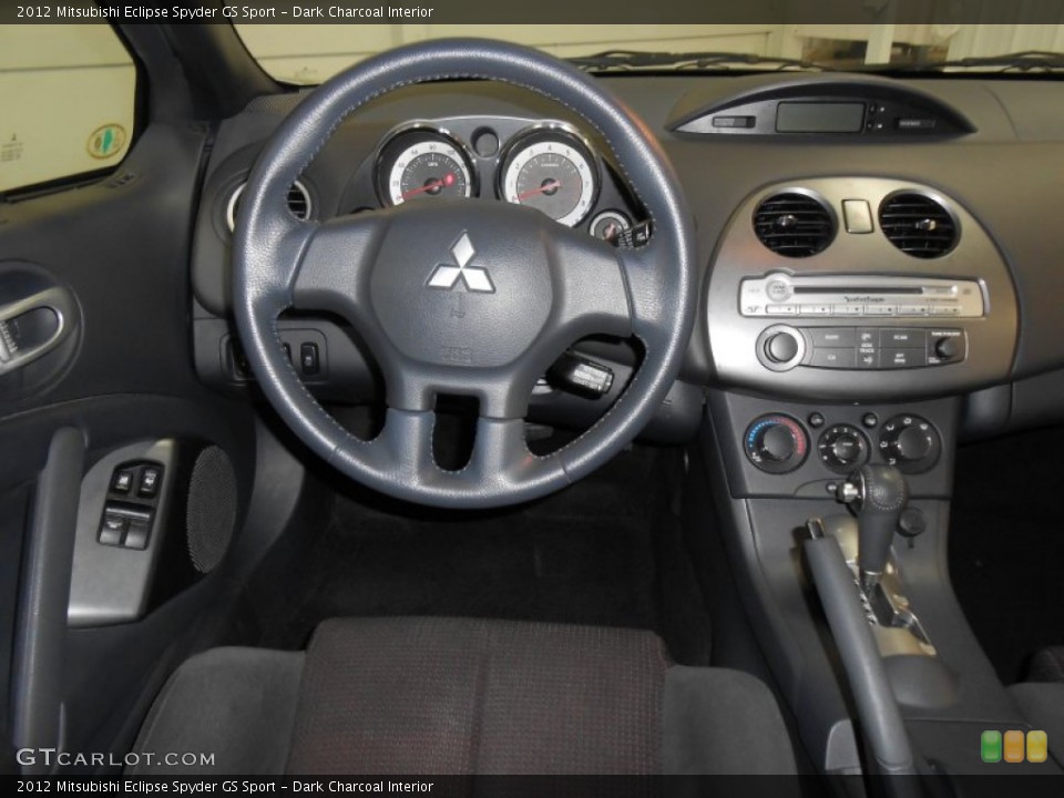 Dark Charcoal Interior Dashboard for the 2012 Mitsubishi Eclipse Spyder GS Sport #81200061