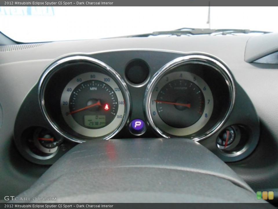 Dark Charcoal Interior Gauges for the 2012 Mitsubishi Eclipse Spyder GS Sport #81200202