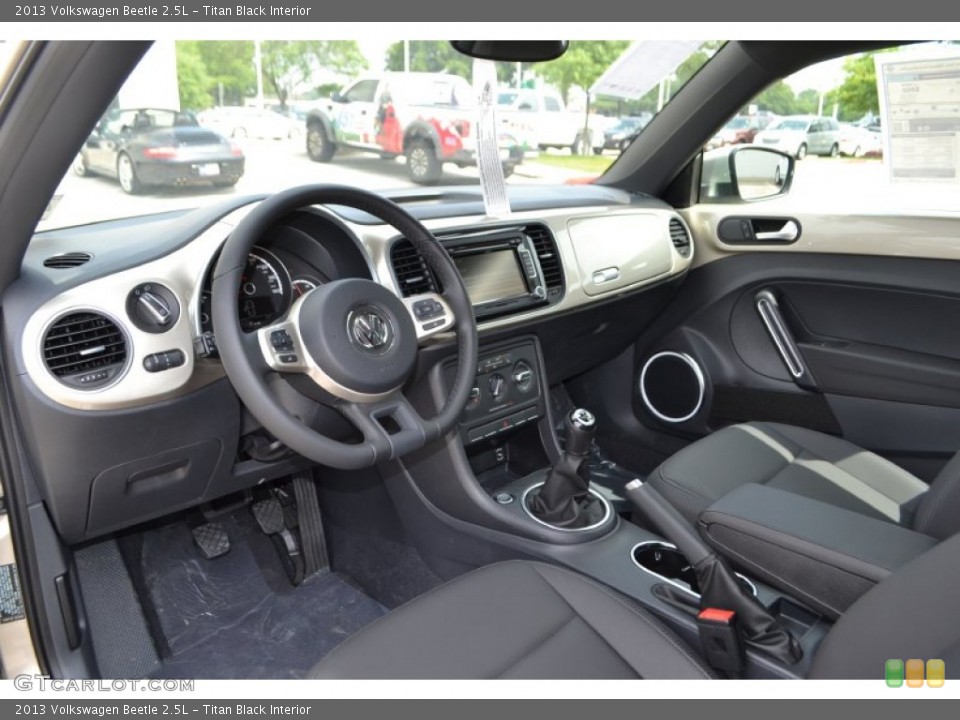 Titan Black Interior Prime Interior for the 2013 Volkswagen Beetle 2.5L #81200893