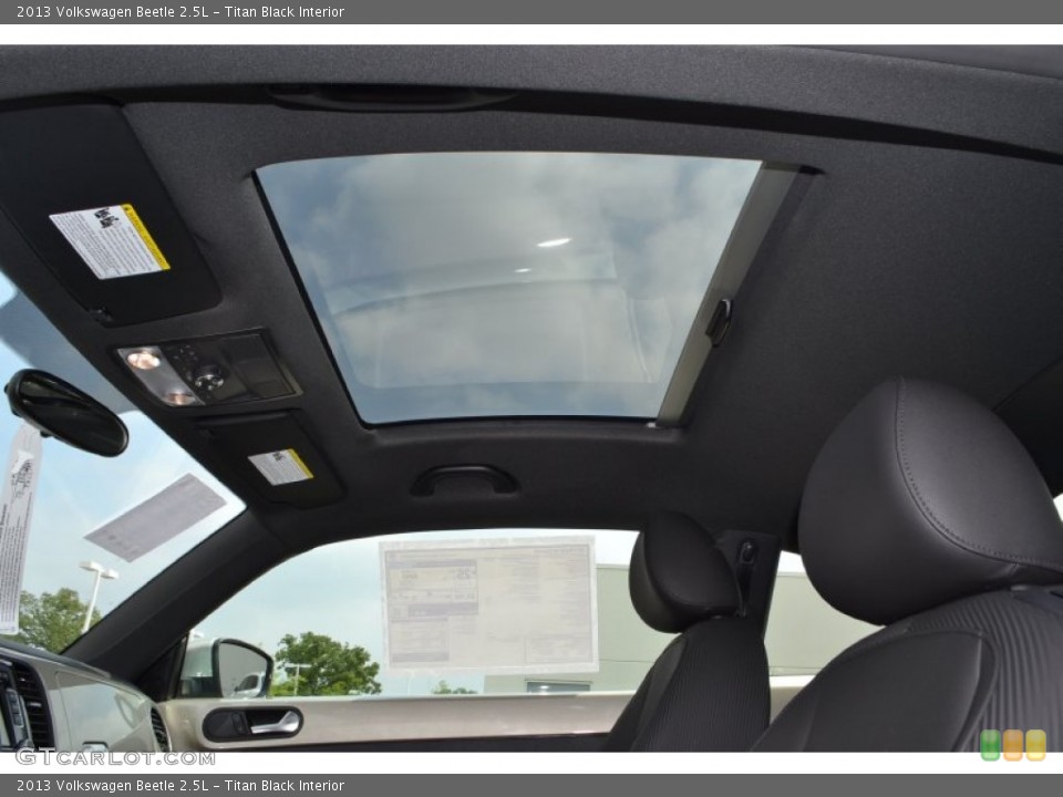 Titan Black Interior Sunroof for the 2013 Volkswagen Beetle 2.5L #81200913