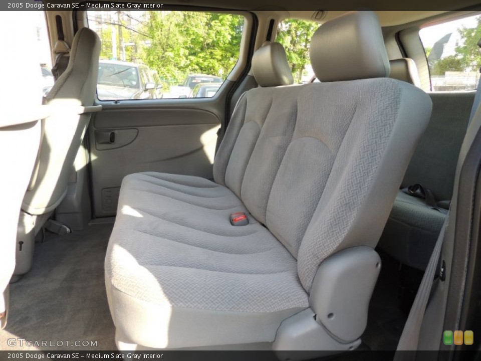 Medium Slate Gray Interior Rear Seat for the 2005 Dodge Caravan SE #81201249