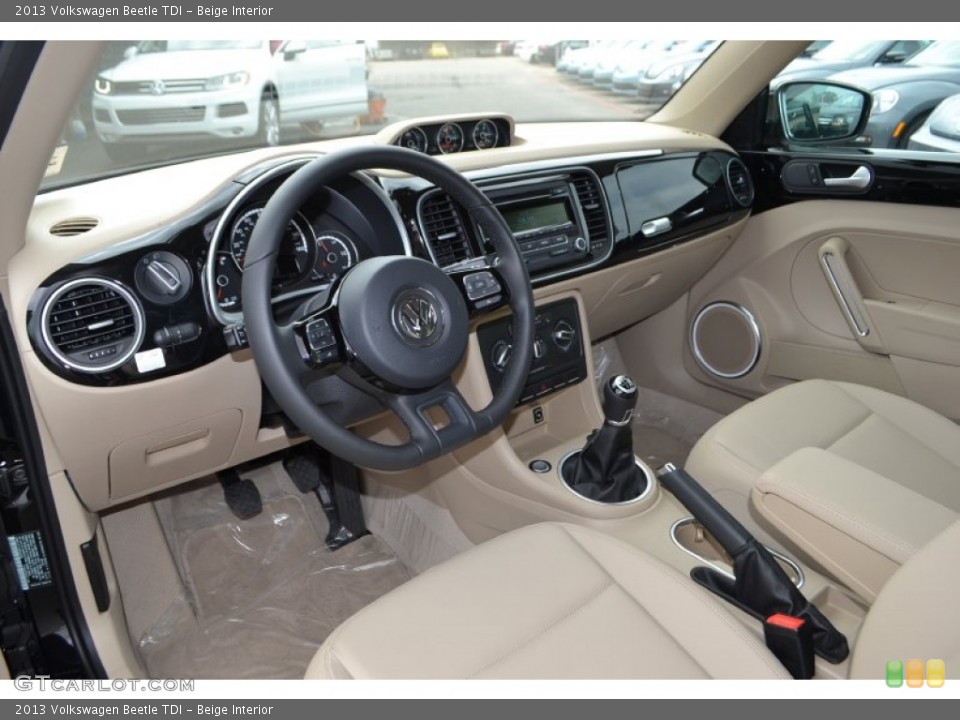 Beige Interior Prime Interior for the 2013 Volkswagen Beetle TDI #81201333