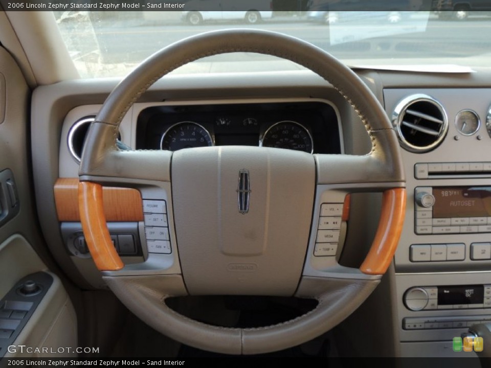 Sand Interior Steering Wheel for the 2006 Lincoln Zephyr  #81201974